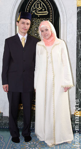 Свадебный хиджаб на никах