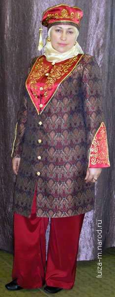 Татарский мусульманский костюм, стилизация