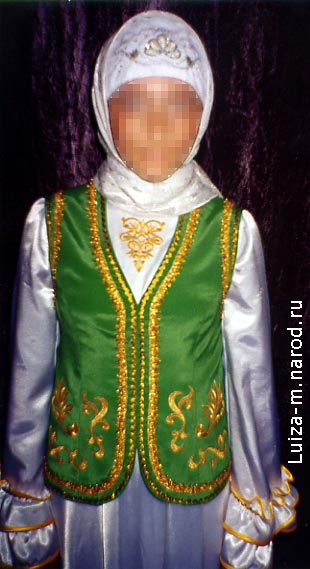 Татарский женский костюм с соблюдением традиций шариата