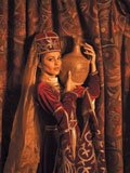 Сати Казанова в кабардинском костюме