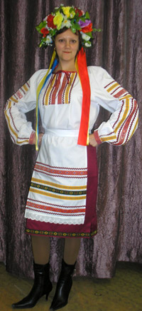 Украинский народный костюм, сшитый в нашем ателье