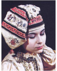 Татарский женский костюм. Калфак