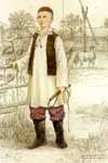 Мальчик в татарской традиционной одежде 